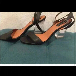 Deena  &  Ozzy Clear‎ Perspex Heels